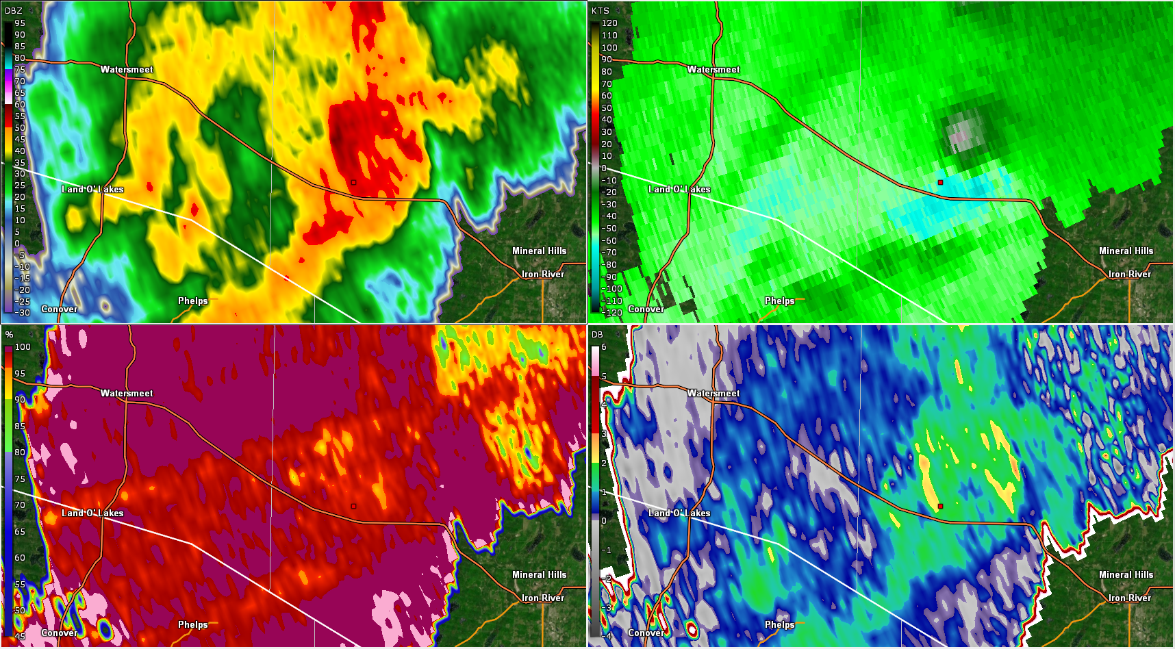 August 9th Severe Storm Updated with another confirmed Tornado